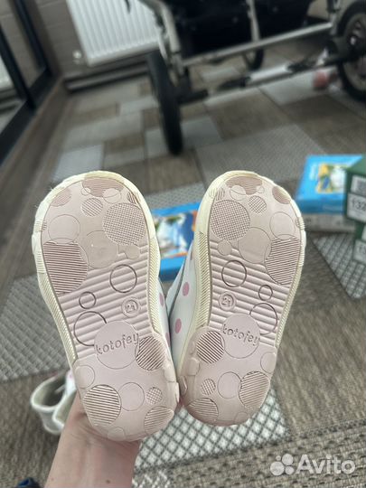 Ботинки демисезонные для девочки 21р