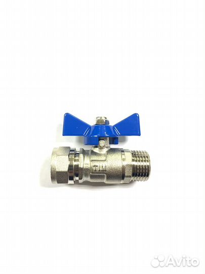 Кран шаровый мп (бабочка) нр 16Ц*1/2