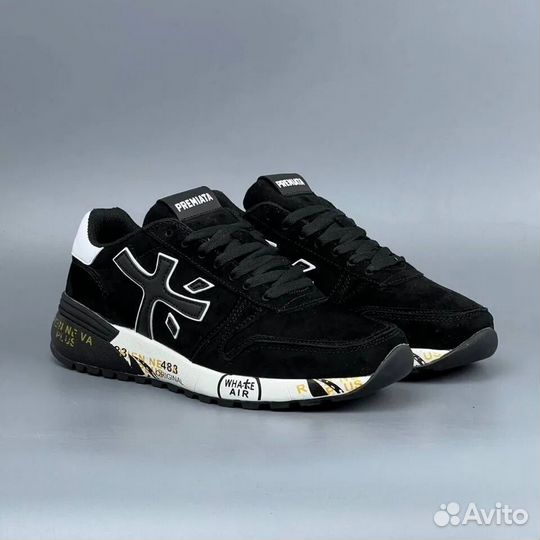 Premiata Mick 4015 Black Замша