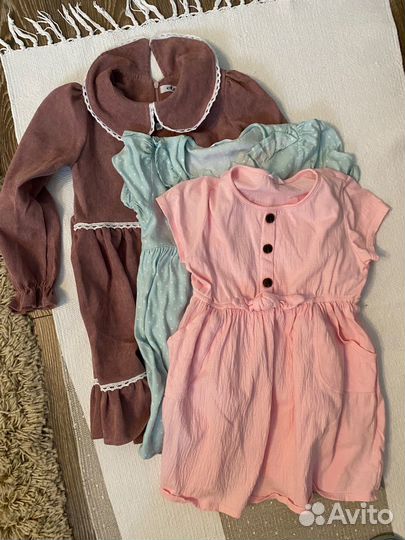 Вещи пакетом для девочки новые 110-116