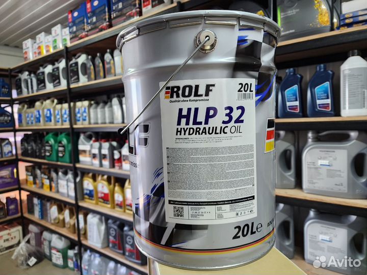 Масло гидравлическое rolf hydraulic HLP 32 20л