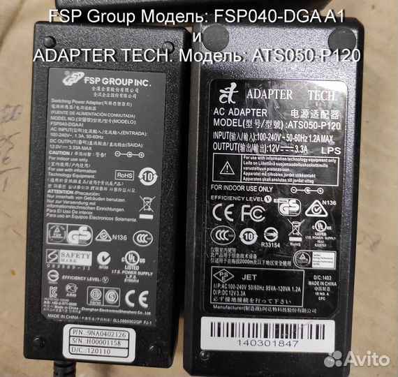 Сетевые адаптеры 12V