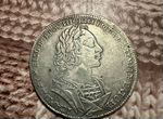 Монета Российская Империя 1 рубль серебром 1723г
