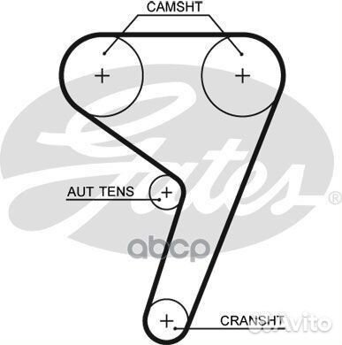 Комплект грм ford/mazda/volvo 1.25-1.6I 1996