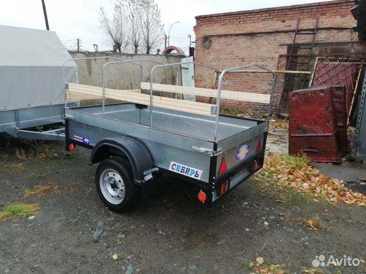 Прицеп легковой Б-2 алтай 205х130 с тентом 100
