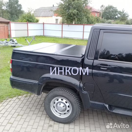 Трехсекционная крышка на УАЗ пикап Патриот