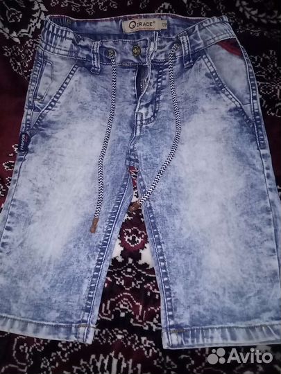 Бриджи джинсовые детские