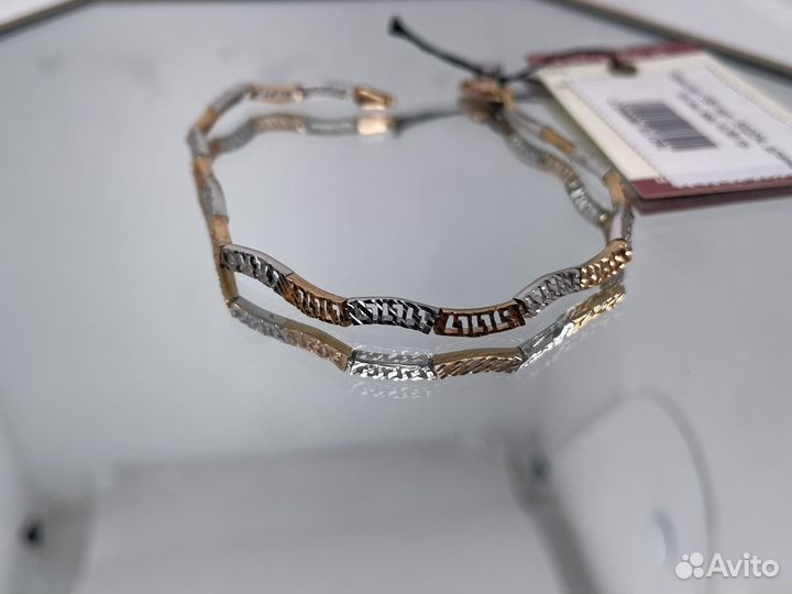 Золотой браслет 4.99 гр., р.18