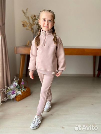 Спортивный костюм на флисе для девочки 11-12
