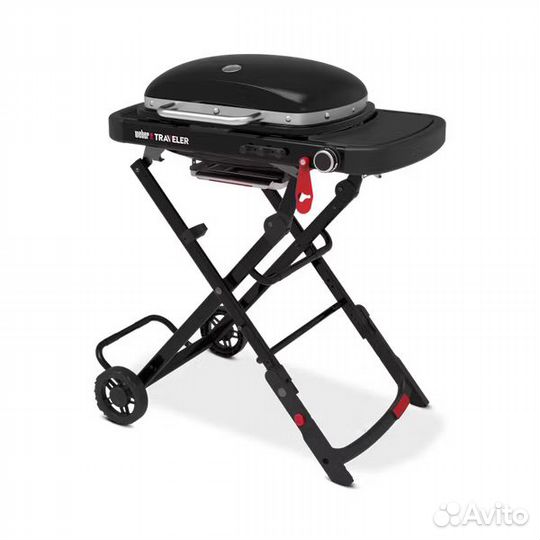 Гриль газовый weber traveler compact черный