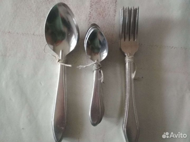 Столовые приборы алюминий