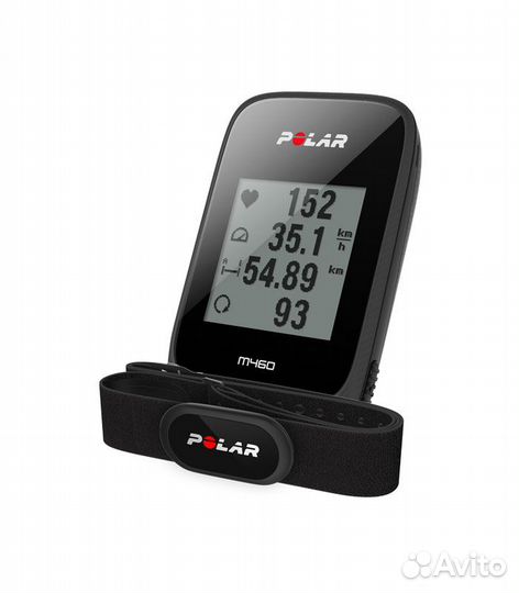 Велокомпьютер Polar M460 с пульсометром H10 H.R.M