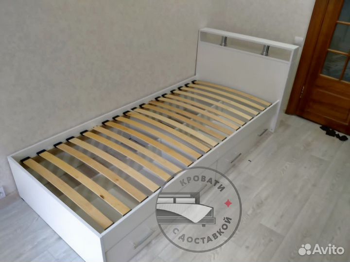 Кровать 90х200 с ящиками