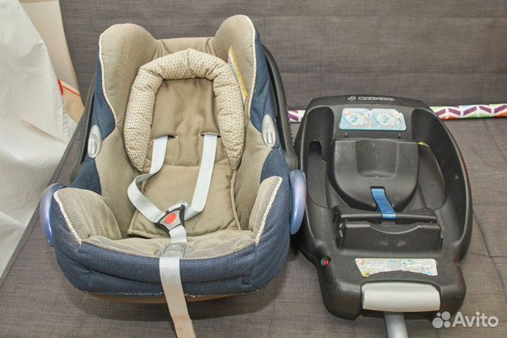 Автолюлька maxi cosi с базой isofix
