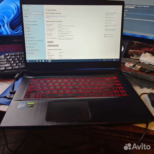 MSI GF63, i7-97504, GTX 1650TI/4GB,DDR4 16 GB, SSD