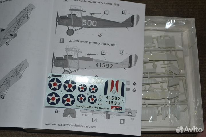 Curtiss JN-4NG Genny 1:72 Olimp models