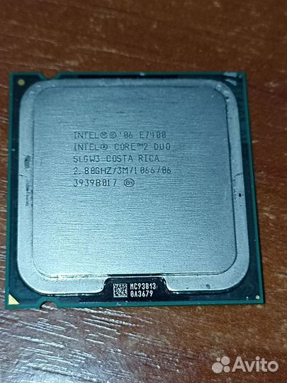 Процессор core 2 duo E7400