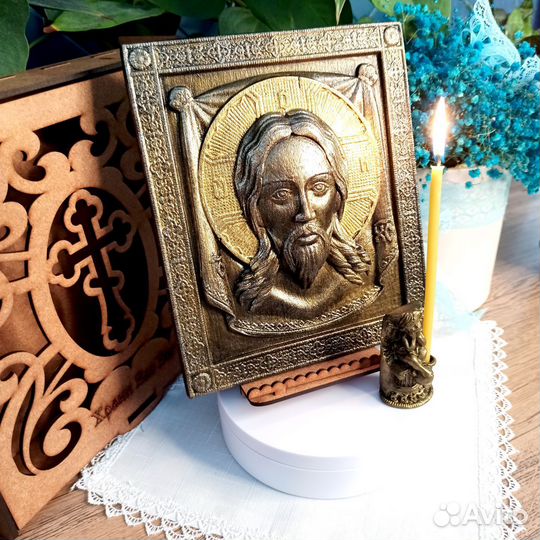 Икона Спас Нерукотворный. Подарочная упаковка