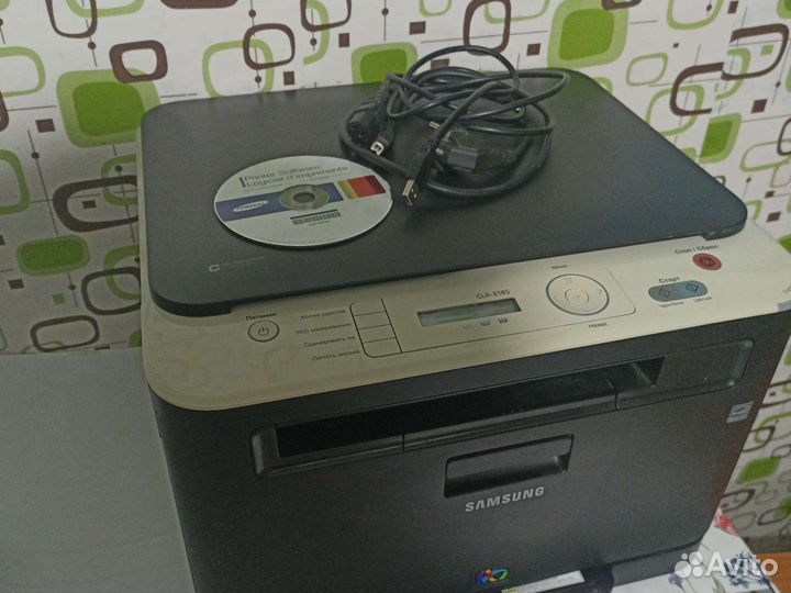 Принтер лазерный мфу samsung clx-3185
