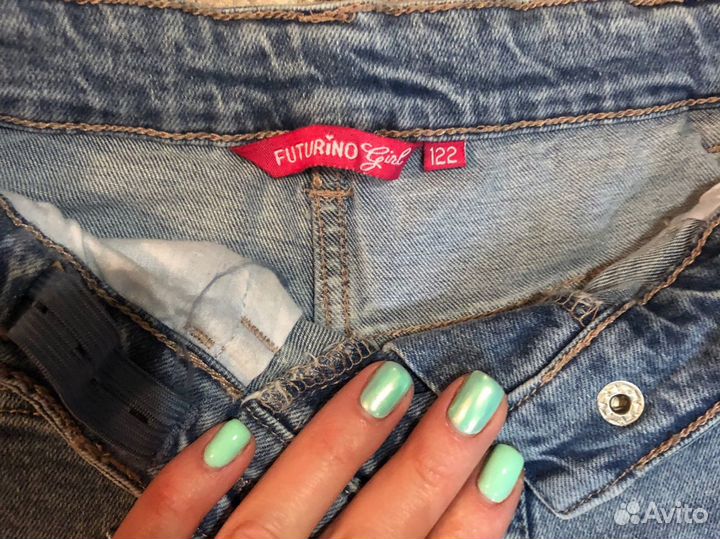 Джинсы futurino для девочки 122