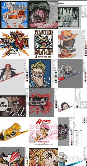 Нашивки anime, патчи аниме