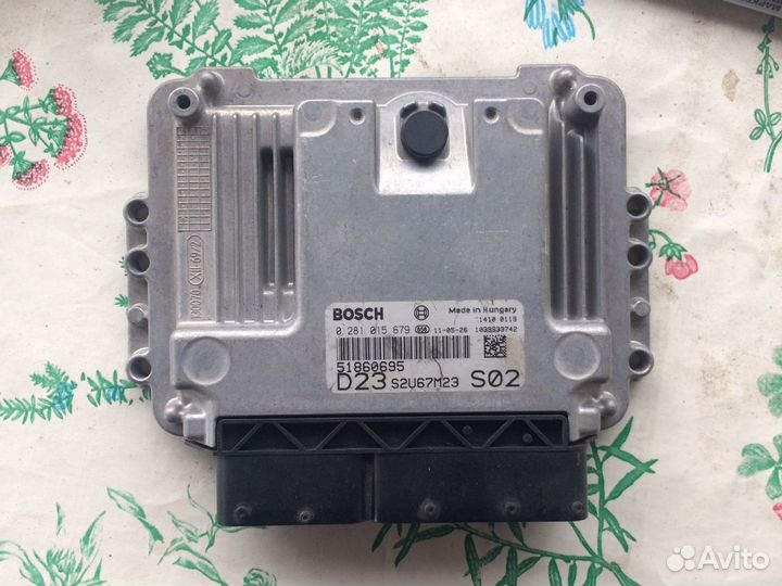 Блок управления двигателем fiat dukato