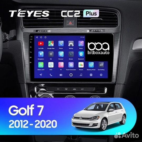 Магнитола Teyes CC2L Plus 1/16 Volkswagen Golf 7 M