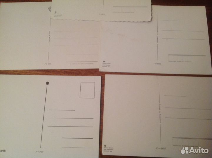 Парные открытки 80-82 год Югославия