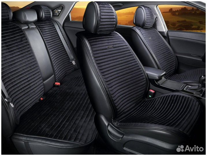 Накидки на сидения автомобиля комплект на два ряда
