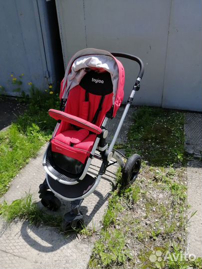 Коляска 2в1 б/у toyiba красная
