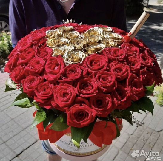 Доставка роз 101 роза