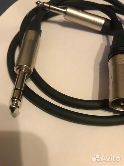 Neutrik стерео jack 6,3mm на XLR папа Кабель klotz