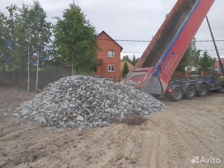 Щебень только опт от 50 тонн