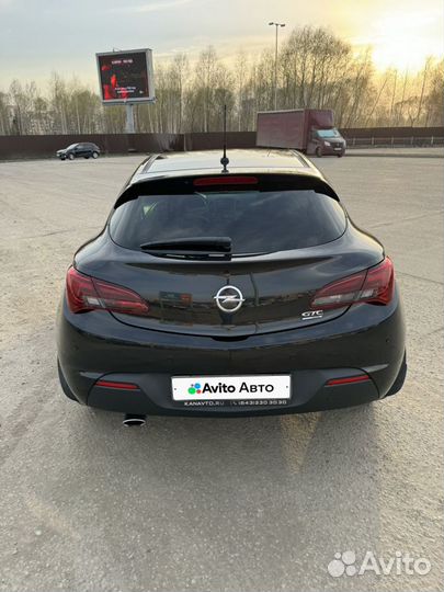 Opel Astra GTC 1.4 AT, 2012, 155 500 км