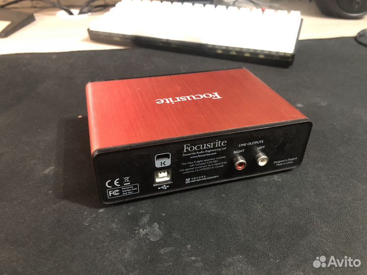 Внешняя звуковая карта Focusrite Scarlett Solo 2nd