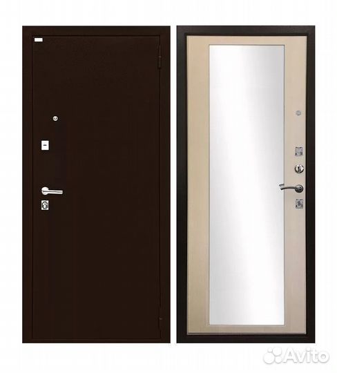 Дверь входная Дуэт Капучино