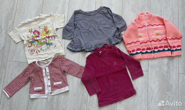 Пакет вещей на девочку 80-86