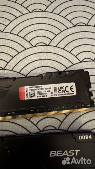 Kingston hyperx fury ddr4 3200
