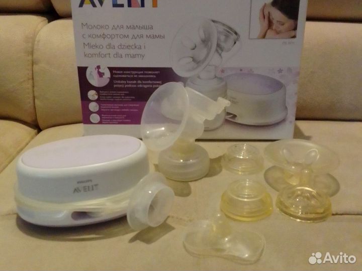 Молокоотсос avent электрический