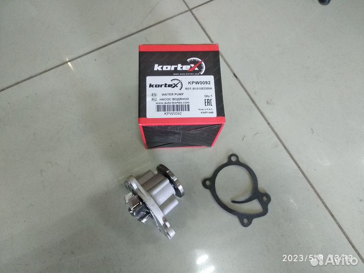 Помпа Ниссан Кашкай (1,6), Рено Меган, Каптюр