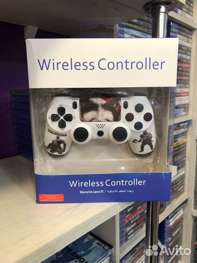 Новый Dualshock 4 God of War Белый