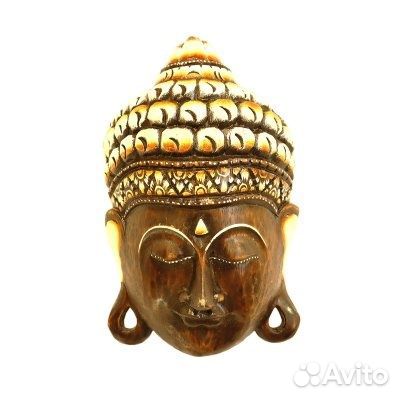 Будда 30см маска дерево