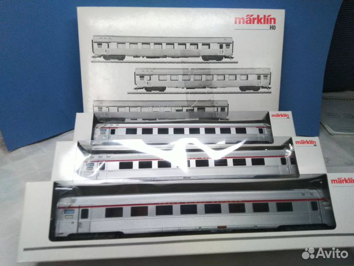 Набор пассажирских вагонов marklin 1/87