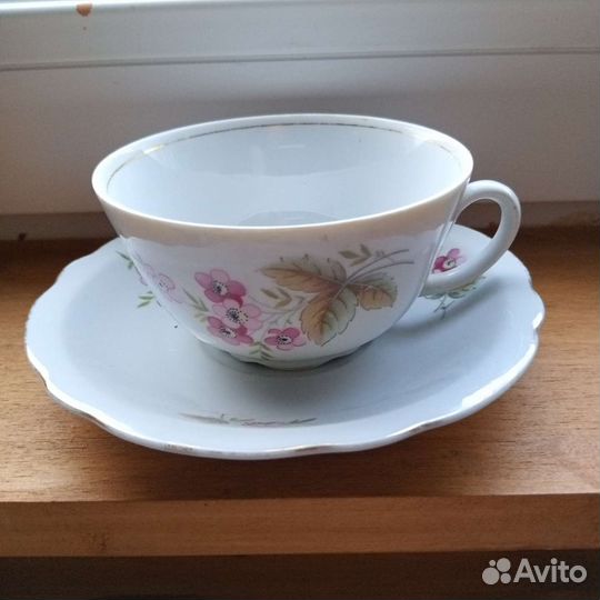 Чашка с блюдцем ГДР