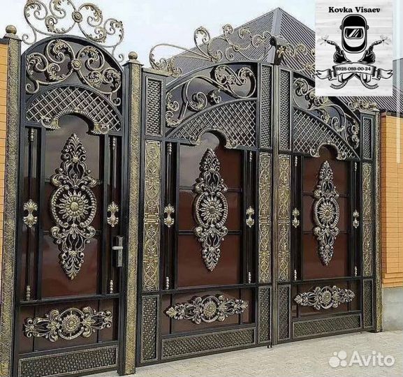 Кованные ворота