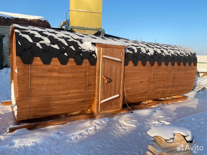 Бани-бочки под ключ