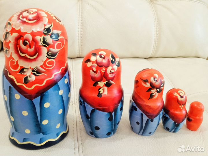 Матрёшка деревянная 5 в 1