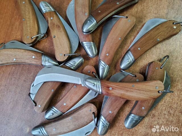 Нож садовый с деревянными накладками Россия