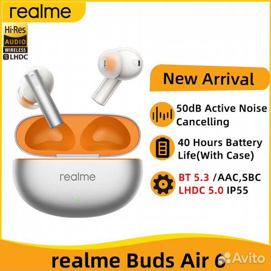 Наушники Realme Buds Air 6 / 6 Pro Новые Оригинал