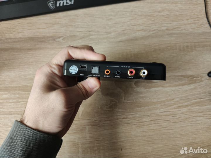 Звуковая карта USB sound blaster x-fi surround 5.1